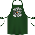 A Bored Accountant Cotton Apron 100% Organic Forest Green