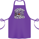 A Bored Accountant Cotton Apron 100% Organic Purple