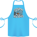 A Bored Accountant Cotton Apron 100% Organic Turquoise