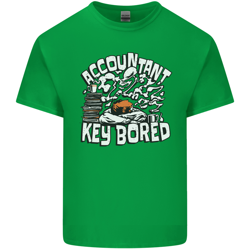 A Bored Accountant Kids T-Shirt Childrens Irish Green