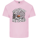 A Bored Accountant Kids T-Shirt Childrens Light Pink