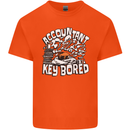 A Bored Accountant Kids T-Shirt Childrens Orange