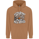 A Bored Accountant Mens 80% Cotton Hoodie Caramel Latte