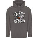 A Bored Accountant Mens 80% Cotton Hoodie Charcoal