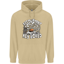 A Bored Accountant Mens 80% Cotton Hoodie Sand