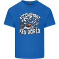A Bored Accountant Mens Cotton T-Shirt Tee Top Royal Blue