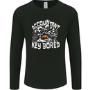 A Bored Accountant Mens Long Sleeve T-Shirt Black