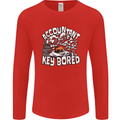 A Bored Accountant Mens Long Sleeve T-Shirt Red