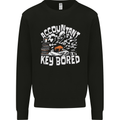 A Bored Accountant Mens Sweatshirt Jumper Black