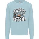 A Bored Accountant Mens Sweatshirt Jumper Light Blue