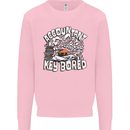 A Bored Accountant Mens Sweatshirt Jumper Light Pink