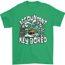 A Bored Accountant Mens T-Shirt Cotton Gildan Irish Green