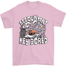 A Bored Accountant Mens T-Shirt Cotton Gildan Light Pink