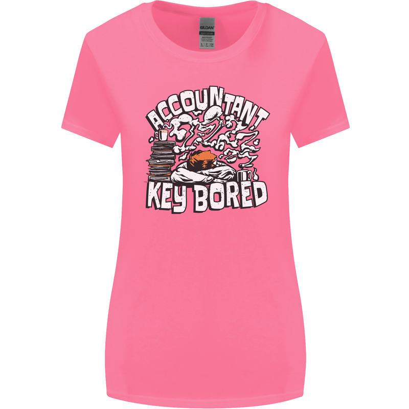 A Bored Accountant Womens Wider Cut T-Shirt Azalea