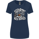 A Bored Accountant Womens Wider Cut T-Shirt Navy Blue