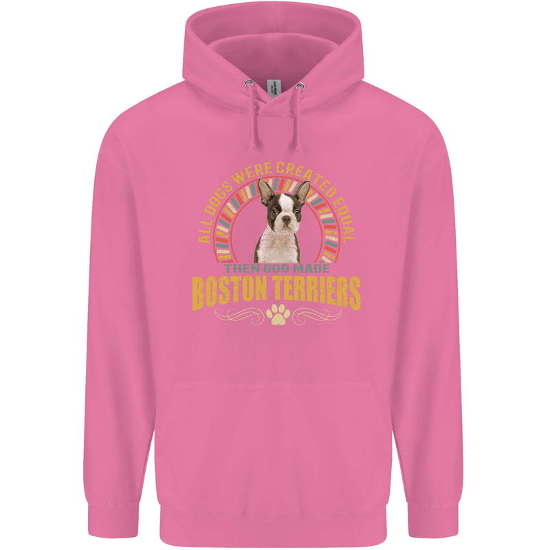 A Boston Terrier Dog Childrens Kids Hoodie Azalea