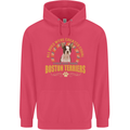 A Boston Terrier Dog Childrens Kids Hoodie Heliconia