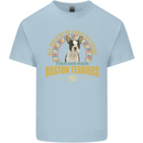 A Boston Terrier Dog Kids T-Shirt Childrens Light Blue