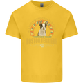 A Boston Terrier Dog Kids T-Shirt Childrens Yellow
