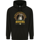 A Boxer Dog Childrens Kids Hoodie Black