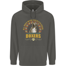 A Boxer Dog Childrens Kids Hoodie Storm Grey