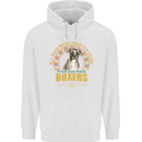 A Boxer Dog Childrens Kids Hoodie White