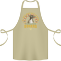 A Boxer Dog Cotton Apron 100% Organic Khaki