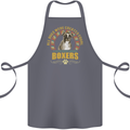 A Boxer Dog Cotton Apron 100% Organic Steel