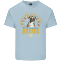 A Boxer Dog Kids T-Shirt Childrens Light Blue
