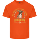 A Boxer Dog Kids T-Shirt Childrens Orange