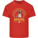 A Boxer Dog Kids T-Shirt Childrens Red