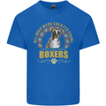 A Boxer Dog Kids T-Shirt Childrens Royal Blue