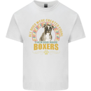 A Boxer Dog Kids T-Shirt Childrens White