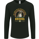 A Boxer Dog Mens Long Sleeve T-Shirt Black