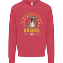 A Boxer Dog Mens Sweatshirt Jumper Heliconia
