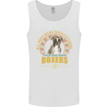 A Boxer Dog Mens Vest Tank Top White