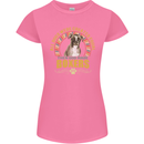 A Boxer Dog Womens Petite Cut T-Shirt Azalea