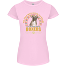 A Boxer Dog Womens Petite Cut T-Shirt Light Pink
