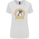 A Boxer Dog Womens Wider Cut T-Shirt White