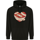 A Broken Heart Anti Valentines Day Single Childrens Kids Hoodie Black