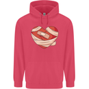 A Broken Heart Anti Valentines Day Single Childrens Kids Hoodie Heliconia