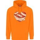A Broken Heart Anti Valentines Day Single Childrens Kids Hoodie Orange