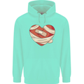 A Broken Heart Anti Valentines Day Single Childrens Kids Hoodie Peppermint