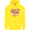 A Broken Heart Anti Valentines Day Single Childrens Kids Hoodie Yellow
