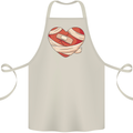 A Broken Heart Anti Valentines Day Single Cotton Apron 100% Organic Natural