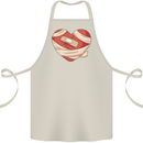 A Broken Heart Anti Valentines Day Single Cotton Apron 100% Organic Natural