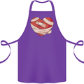 A Broken Heart Anti Valentines Day Single Cotton Apron 100% Organic Purple