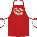 A Broken Heart Anti Valentines Day Single Cotton Apron 100% Organic Red