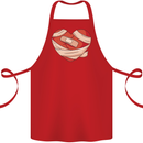 A Broken Heart Anti Valentines Day Single Cotton Apron 100% Organic Red