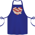 A Broken Heart Anti Valentines Day Single Cotton Apron 100% Organic Royal Blue